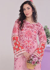 Working Women By Schick Digital Printed Lawn 2 Piece Unstitched Suit SDH25WWV3 DP-06